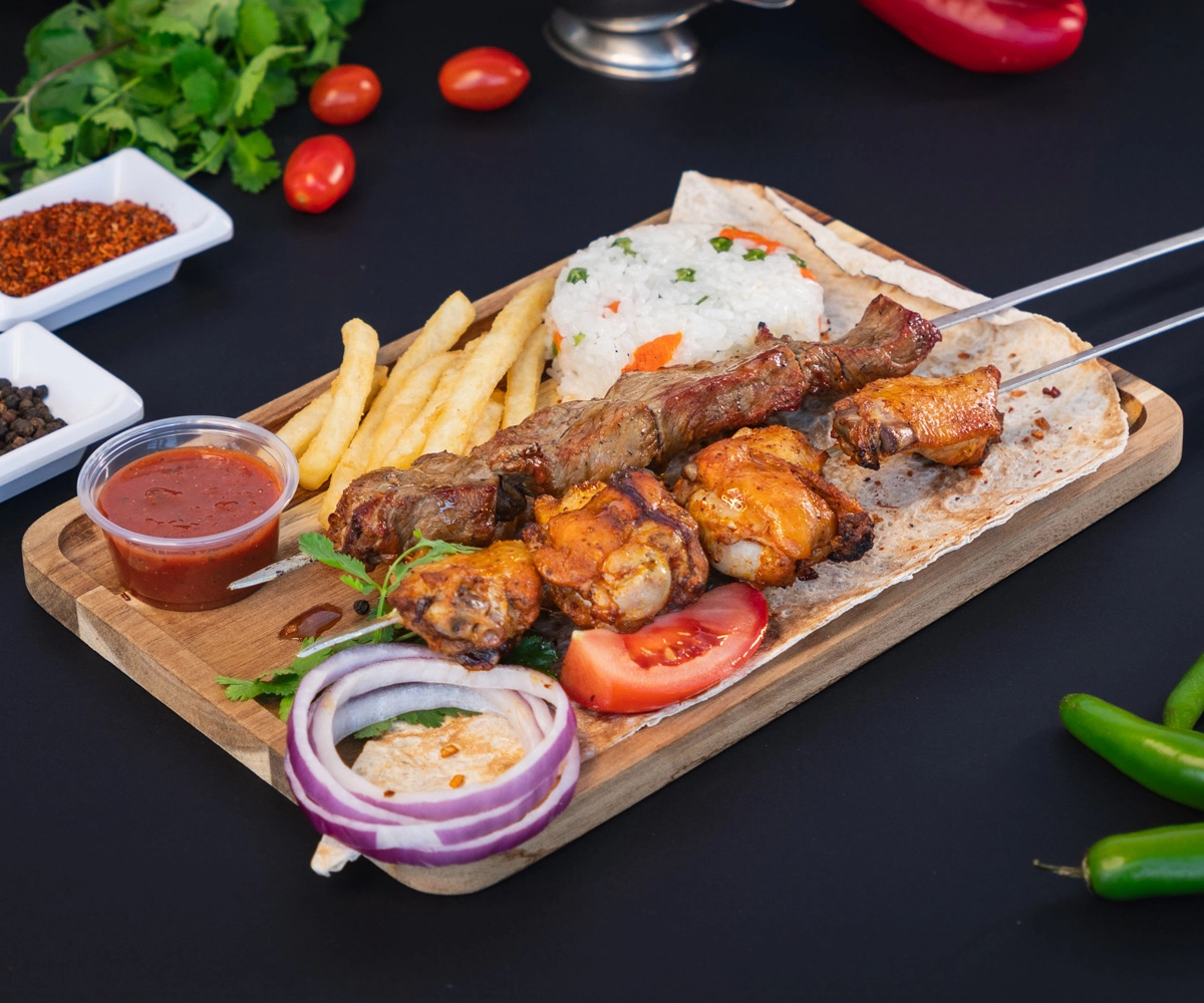 KEBAB SET 4(Chicken wings & Beef)